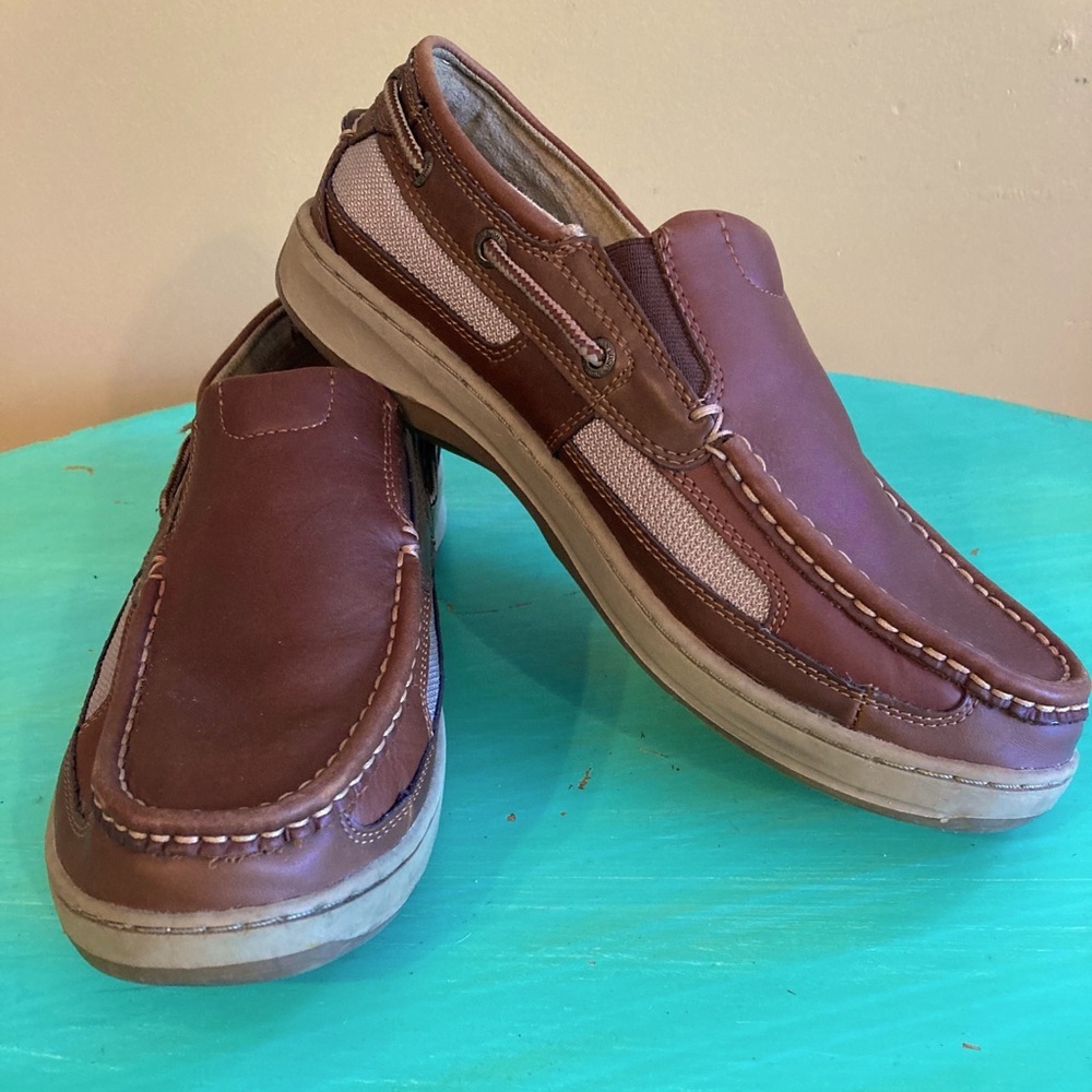 Nunnbush men’s slip resistance leather shoe Sz 9.5